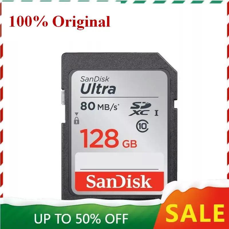 SanDisk SD ī, 128GB, 64GB, 32GB, 16GB, 256G SD microSDHC SDXC UHS-I ޸ ī, ũ SD TF ī Class10 U3, ī޶ SDUNC